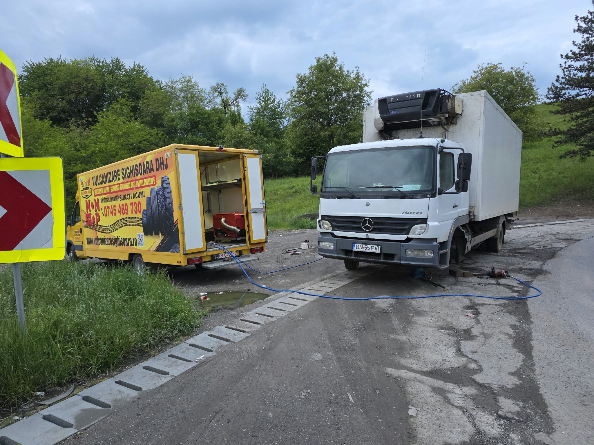 Autospeciala DHJ pentru servicii de vulcanizare mobilă